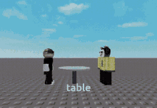 Table Oh No Our Table GIF - Table Oh No Our Table Susworld GIFs