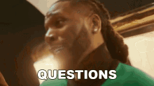 Questions But Dem No Get Answer Burna Boy GIF - Questions But Dem No Get Answer Burna Boy Question Song GIFs