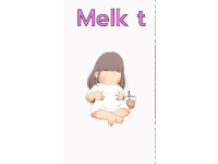 Melk T Sticker - Melk T Stickers