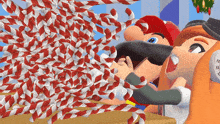 Smg4 Candy Canes GIF - Smg4 Candy Canes Mario GIFs