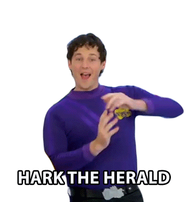 Hark The Herald Lachlan Gillespie Sticker - Hark The Herald Lachlan Gillespie The Wiggles Stickers