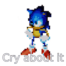 Sonic The Hedgehog Fortnite Default Dance GIF - Sonic The Hedgehog Fortnite Default Dance Cry About It GIFs