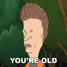 Youre Old Butt-head GIF - Youre Old Butt-head Beavis And Butt-head GIFs