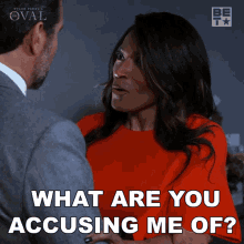 What Are You Accusing Me Of Victoria Franklin GIF - What Are You Accusing Me Of Victoria Franklin The Oval GIFs