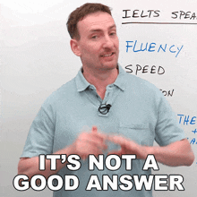It'S Not A Good Answer Adam GIF - It'S Not A Good Answer Adam Engvid GIFs