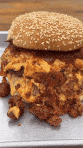 Chili Cheese Burger Burgers GIF - Chili Cheese Burger Burgers Food GIFs