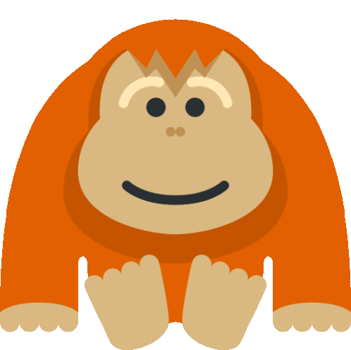 Orangutan Vibo Sticker - Orangutan Vibo Bibo Stickers