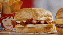 Wendys Breakfast Croissant GIF - Wendys Breakfast Croissant Croissant Sandwich GIFs