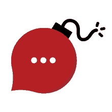 a red speech bubble says #öyle söyleme in white letters