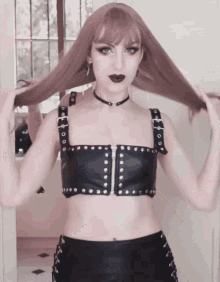 vesmedinia gothic model gothic girl goth girl long hair