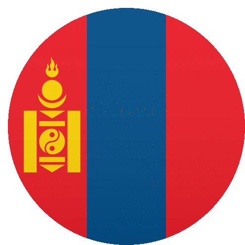 Mongolia Flags Sticker - Mongolia Flags Joypixels Stickers