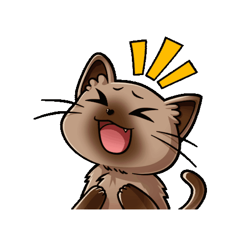Lachen Katze Sticker - Lachen Katze Mondkatz Stickers