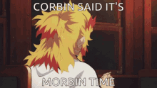 Morbin Time Rengoku GIF - Morbin Time Rengoku Kyojuro Rengoku GIFs