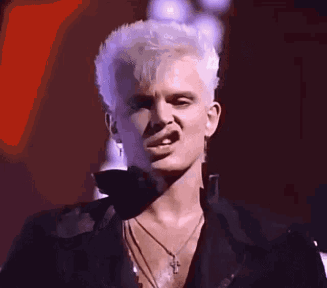 billy idol sneer