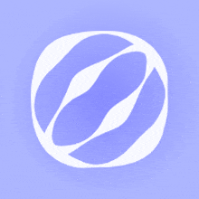 a purple background with a white circle in the middle of it