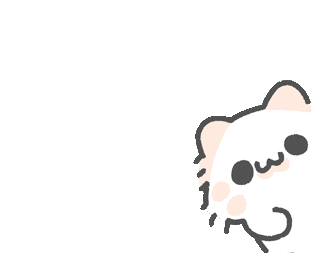 Peek Cat Sticker - Peek Cat Kawaii Stickers