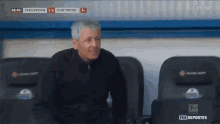 Watching Lucien Favre GIF - Watching Lucien Favre Paderborn Vs Dortmund GIFs