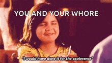 Bailee Madison I Would Have Done It For The Experience GIF - Bailee Madison I Would Have Done It For The Experience GIFs