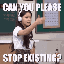 Can You Please Stop Existing Yeri GIF - Can You Please Stop Existing Yeri Red Velvet GIFs