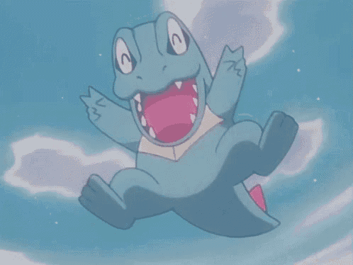 Bby totodile pokemon GIF - Trouver sur GIFER