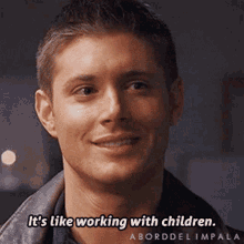 Supernatural Jensen Ackles GIF - Supernatural Jensen Ackles Children GIFs