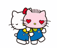 Hello Kitty Kiss GIF - Hello Kitty Kiss Blush GIFs