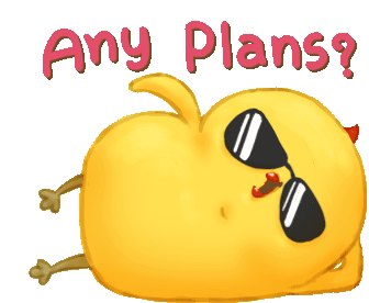 Cools Plan Chick Sticker - Cools Plan Chick Cute Stickers