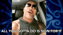 All You Gotta Do Is Sign For It Informing GIF - All You Gotta Do Is Sign For It Informing Advice GIFs
