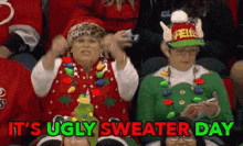 Ugly Sweater Day Yes GIF - Ugly Sweater Day Yes Christmas Sweater GIFs