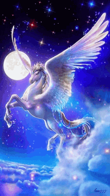 Live Wallpapers Pegasus GIF - Live Wallpapers Pegasus Mystical GIFs