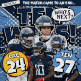 Tennessee Titans (27) Vs. Los Angeles Chargers (24) Post Game GIF - Nfl National Football League Football League GIFs