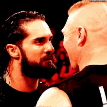 Brock Lesnar Seth Rollins GIF - Brock Lesnar Seth Rollins Wwe GIFs