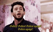 Scared Police GIF - Scared Police Ishqbaaaz GIFs