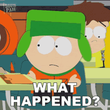 What Happened Kyle Broflovski GIF - What Happened Kyle Broflovski South Park GIFs