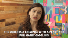 The Joker Is A Criminal With A Penchant For Manic Giggling Helen Floersh GIF - The Joker Is A Criminal With A Penchant For Manic Giggling Helen Floersh Weakness GIFs