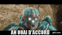 Ah Ouai Daccord Halo GIF - Ah Ouai Daccord Halo GIFs
