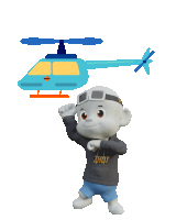 a cartoon character is wearing a shirt that says " hot "