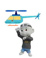 a cartoon character is wearing a shirt that says " hot "