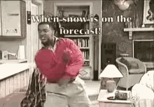 Carlton When Snow Is On The Forecast GIF - Carlton When Snow Is On The Forecast Snow GIFs