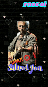 a collage of photos with the words salam 1 jiwa