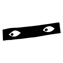 eyes thief robber suspicious masked