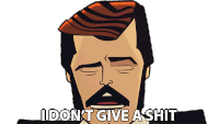 I Dont Give A Shit Robert Goulet Sticker - I Dont Give A Shit Robert Goulet Agent Elvis Stickers