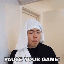 Pause Your Game Vincent Ton GIF - Pause Your Game Vincent Ton Vindooly GIFs