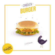 Trash Dove Burger GIF - Trash Dove Burger Chicken Burger GIFs