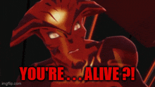 a picture of a demon with the words but not for long on it