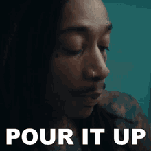 Pour It Up Wiz Khalifa GIF - Pour It Up Wiz Khalifa Cant Stay Sober Song GIFs