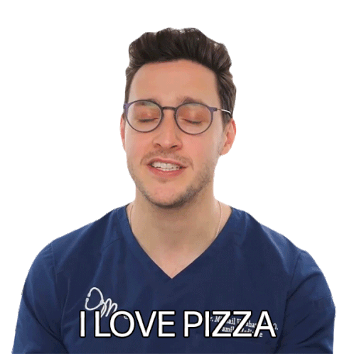 I Love Pizza Doctor Mike Sticker - I Love Pizza Doctor Mike Harpers Bazaar Stickers
