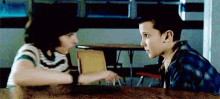 Mike And Eleven GIF - Mike And Eleven Kiss GIFs