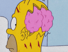 Homer'S Brain - The Simpsons GIF