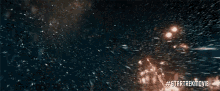 a star trek movie is being advertised with a blurred image